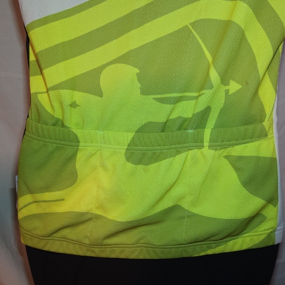 Giordana Women’s Short Sleeve Cycling Jersey - Lime/White/Purple - Picture 3 of 9